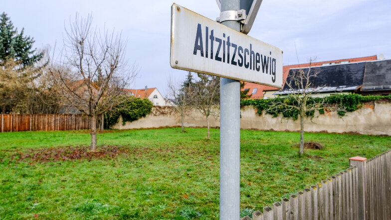 Wo einst der Gasthof Zitzschewig stand – Radebeul bietet Grundstück als Bauland an