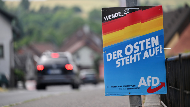 Die AfD erhält eine immer höhere Zustimmung im Osten Deutschlands.