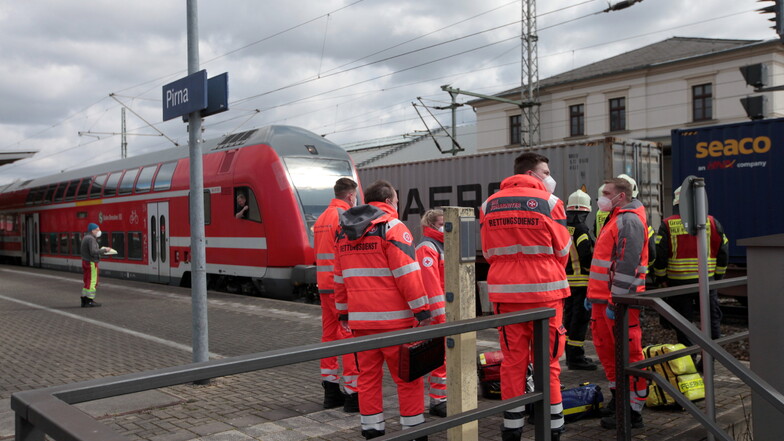 Am 7. April war ein Mann beim Überqueren der Gleise von einem Güterzug erfasst worden. Er konnte nicht mehr gerettet werden.