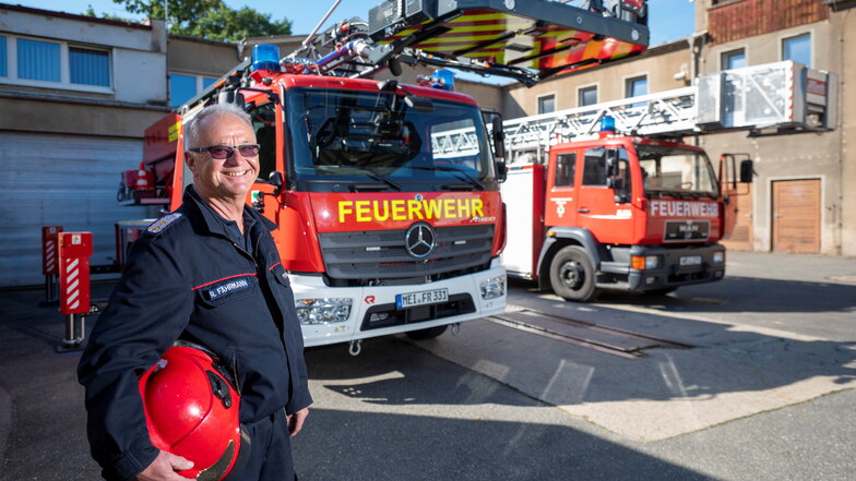 Roland Fährmann führt die Radebeuler Feuerwehr nun im Hauptberuf an.