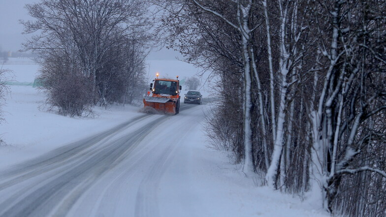 Es wird winterlich: Schneefall im Rödertal angekündigt