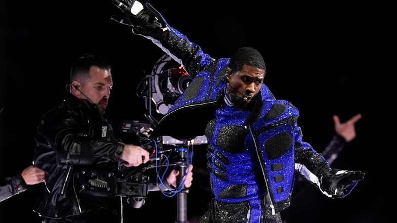 Usher bei seinem Auftritt in Las Vegas