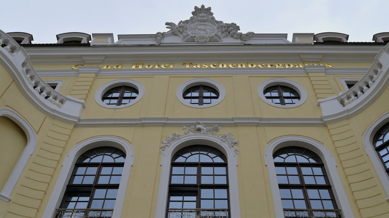 Willkommen im Luxus: Blick auf die Fassade des Kempinski in Dresden.