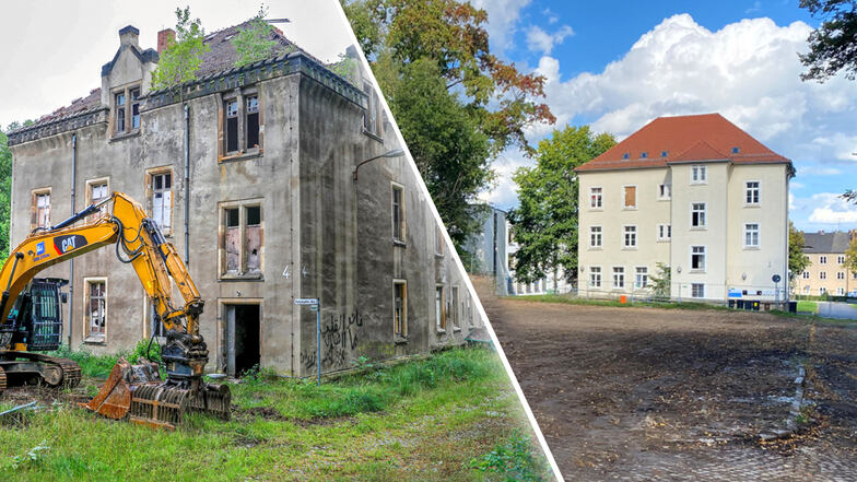 Wieder ist ein Gebäude in Zittau abgerissen worden.