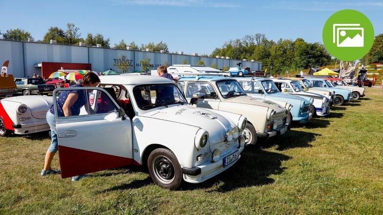 Zum 10. Mal fand der Oberlausitzer Classic-Tag in Löbau statt - hier die Trabant-Strecke.