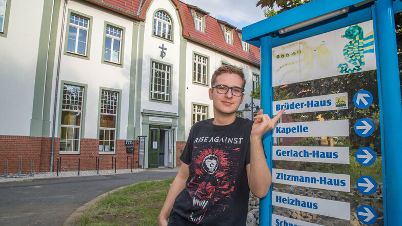 Julian Ay ist gerade 18 geworden. Im Brüderhaus des Rothenburger Martinshofes will er nun erfahren, ob der Sozialbereich beruflich etwas für ihn sein könnte.