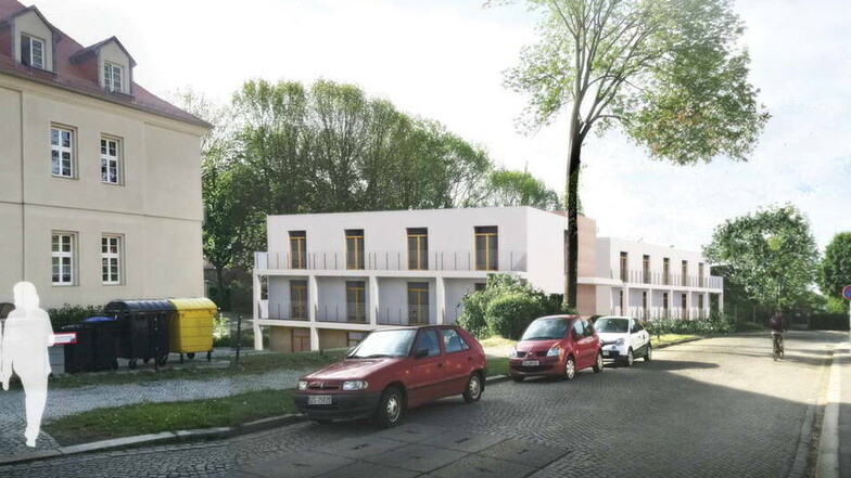 Das ist ein erster Entwurf für das neue Pflegezentrum auf der Jeschkenstraße in der Görlitzer Südstadt.