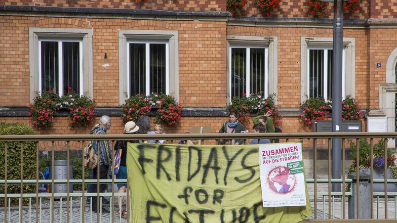 Nicht das erste Mal demonstrieren Schüler und Studenten in Tharandt stärkeren Klimaschutz.