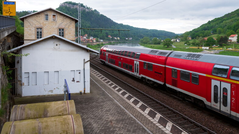 Der alte Bahnhof soll das neue Aushängeschild von Königstein werden.