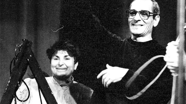 Das war vor 40 Jahren: Hannelore Umlauft und Moutlak Osman gemeinsam auf der Bühne.