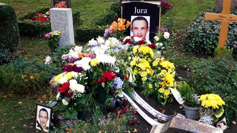 Grab von Jura auf dem Friedhof Pirna: Die Hinterbliebenen sind über die Einstellung des Verfahrens schockiert.