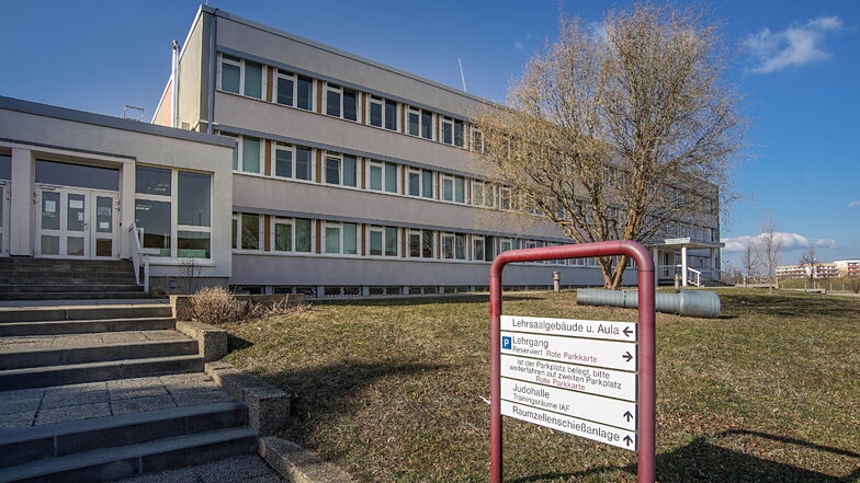 Bautzener Standort der Hochschule der Sächsischen Polizei. Sachsenweit werden an der Hochschule 600 Studierende ausgeblidet.