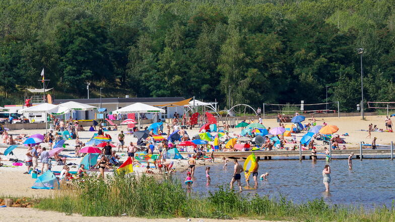 Die Blaue Lagune am Berzdorfer See wird von Schönau-Berzdorf entwickelt. Aber nicht alle Flächen gehören der Gemeinde.