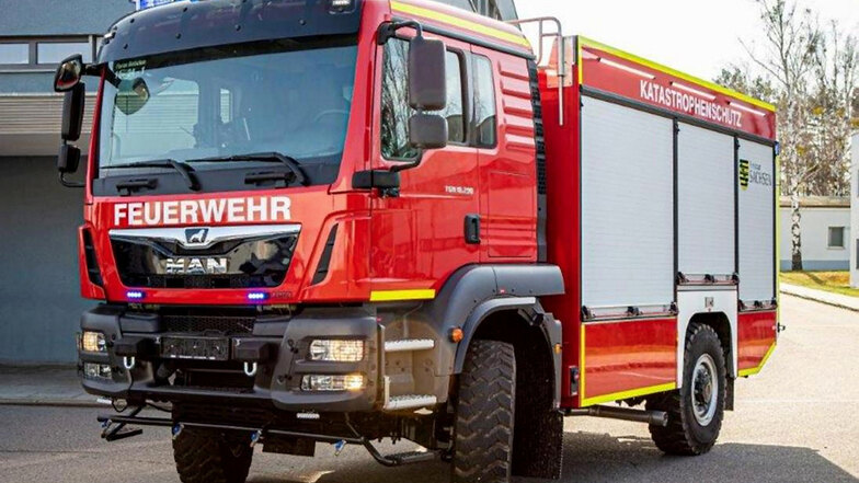 Diese neuen Tanklöschfahrzeuge sind jetzt in den Waldbrandregionen um Hoyerswerda und Weißwasser stationiert.