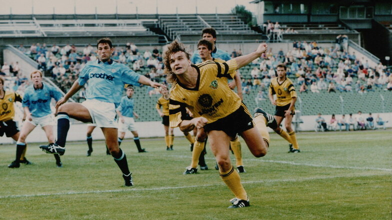 Heiko Scholz wechselte 1990 für eine Million D-Mark von Lokomotive Leipzig zu Dynamo Dresden. Es ist der erste Millionen-Transfer im DDR-Fußball.