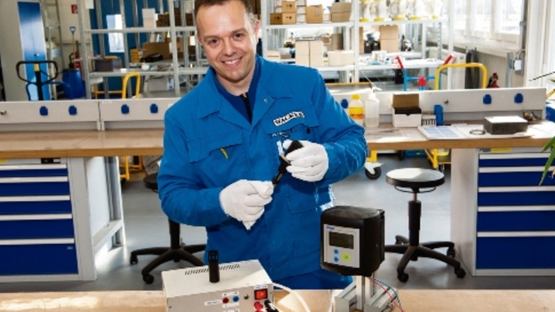 Dirk Herold aus Großenhain arbeitet als Elektrotechniker bei Wacker Nünchritz.