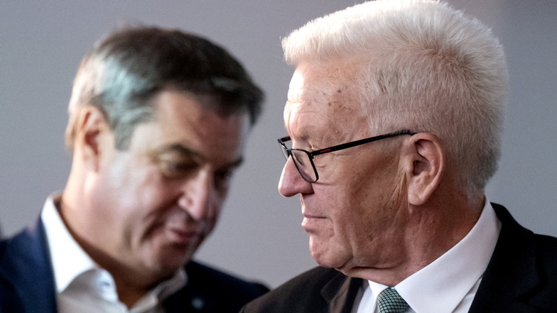 Söder und Kretschmann einig: Energiekrise droht - Uneins über Maßnahmen