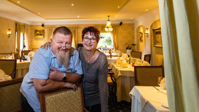 Reiner und Elke Westphal haben aus ihrem Lokal Westphalenhof in Hoyerswerda ein Gourmet-Restaurant gemacht.