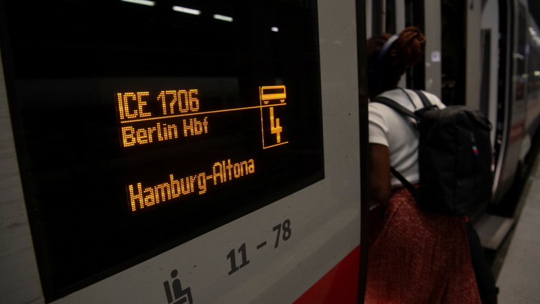 Ab dem 16. August gibt es Einschränkungen bei der ICE-Fahrt von Hamburg nach Berlin.