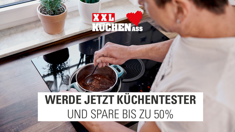 Gestalte deine Traumküche! Sei einer von 35 exklusiven Küchentestern bei XXL KÜCHEN ASS und genieße deine individuell geplante Küche zum unschlagbaren Aktionspreis.