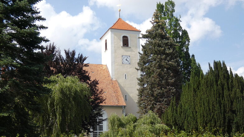 Wie in allen Jubiläumsorten, so bildet auch in Purschwitz die Kirche das Wahrzeichen.