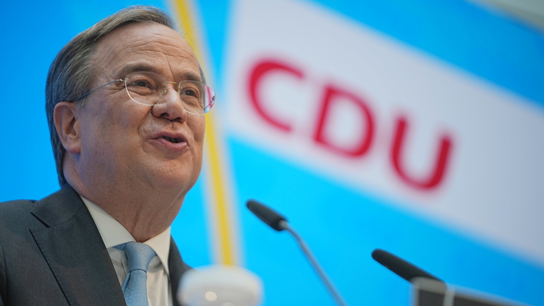 CDU-Chef und Kanzlerkandidat Armin Laschet kennt "viele Demokraten in den ostdeutschen Ländern". Fotp: dpa/M. Kappeler