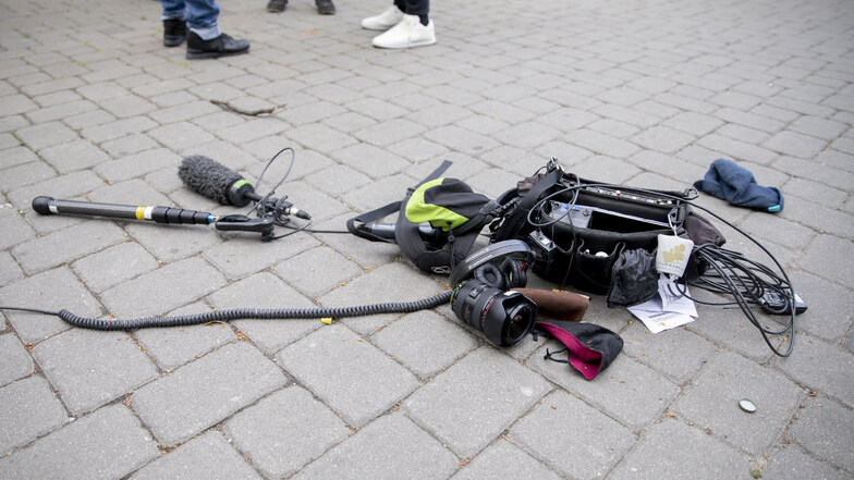 In Sachsen wurden Journalisten auch im Jahr 2022 am häufigsten angegriffen