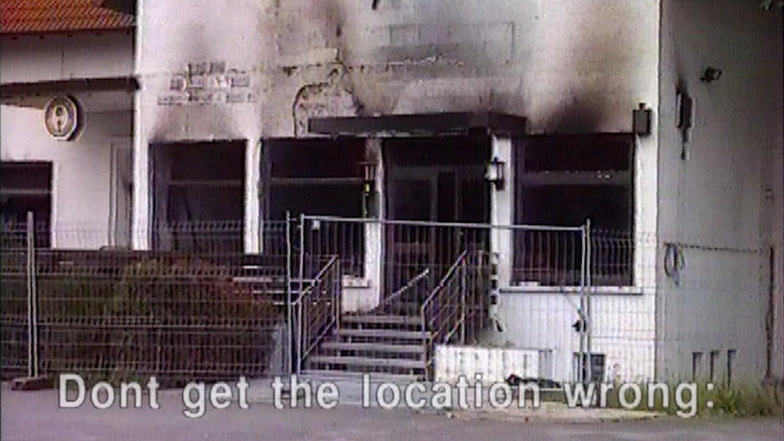 „Verstehe den Ort nicht falsch“: Eine Szene aus dem Kurzfilm „Babenhausen“ von Hito Steyerl, 1997