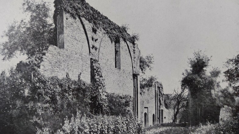 Klosterruine Anfang des 20. Jahrhunderts
