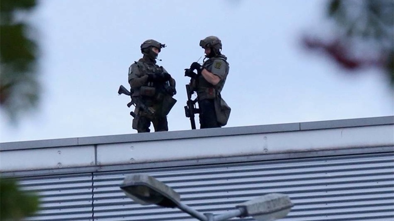 Spezialkräfte der Polizei waren am Samstag in Taubenheim im Einsatz.