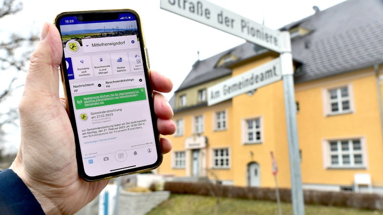 Mit der Bürger-App "Munipolis" bekommen die Mittelherwigsdorfer jetzt ganz schnell Informationen aus ihrer Gemeinde direkt aufs Handy.