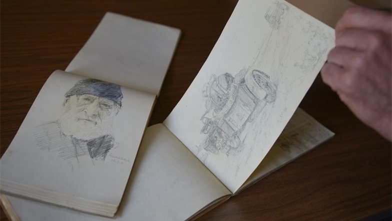 Waldemar Boden fertigte diese Skizzen an der Front. Von dort kam er nicht zurück. Nun erzählen die Zeichnungen von seinen Erlebnissen im Krieg.