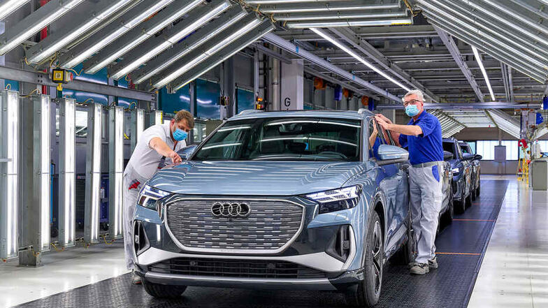 Der erste Audi aus Zwickau feiert Weltpremiere