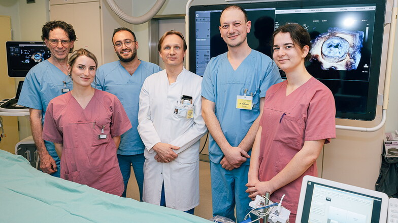 Das Herzteam des Görlitzer Klinikums führt an Patienten schonende Herzklappen-Operationen durch.