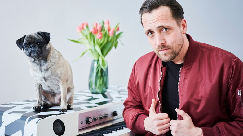Am 2. Oktober steht der Rapper Danger Dan in der Bautzener Stadthalle Krone auf der Bühne - mit Klavier, aber ohne Hund.