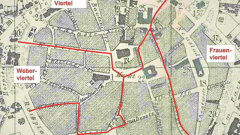 Warum Zittau einst vier Stadtviertel hatte