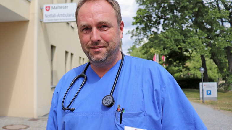 Andreas Kinscher heißt der neue Chef der Notfallaufnahme im Malteser-Krankenhaus St. Carolus in Görlitz.