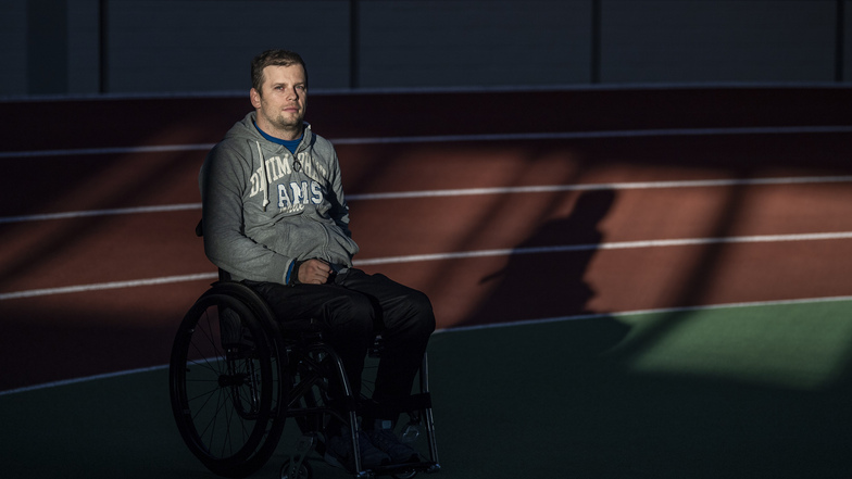 Ronny Ziesmer trainiert in Cottbus für die Paralympischen Spiele 2020 in Tokio. Sein Ziel? „Nach Edelmetall greifen, ist doch klar.“