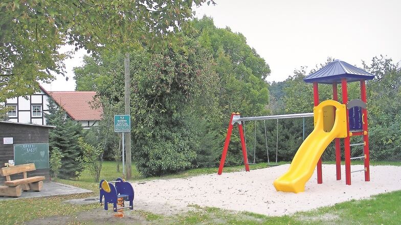 Klein, aber fein – der neue Spielplatz im Boxberger Ortsteil Tauer.