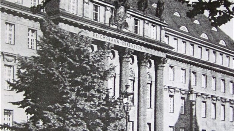 Das 1910 erbaute Gebäude der Reichsbahndirektion Breslau befand sich auf der Malteserstraße.