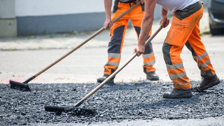 Bautzen: Straßen werden repariert