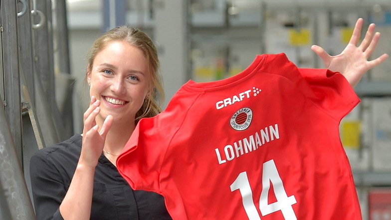 Elisa Lohmann kommt aus Suhl und wird beim Dresdner SC die Nummer 14 tragen.