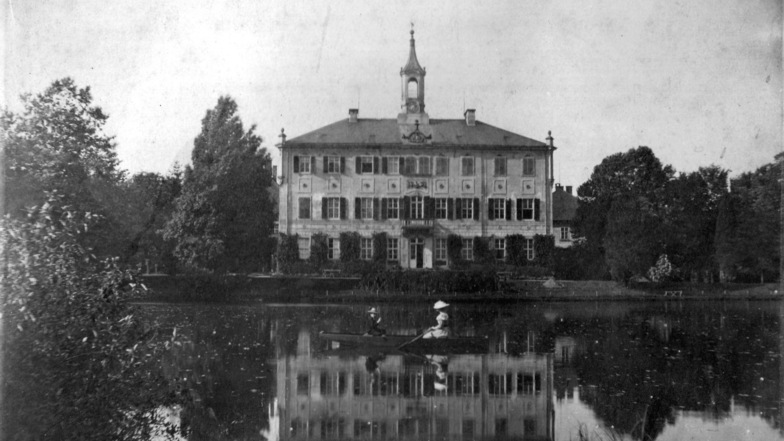 Das Türmchen auf Schloss Lauterbach gab’s bis 1931.