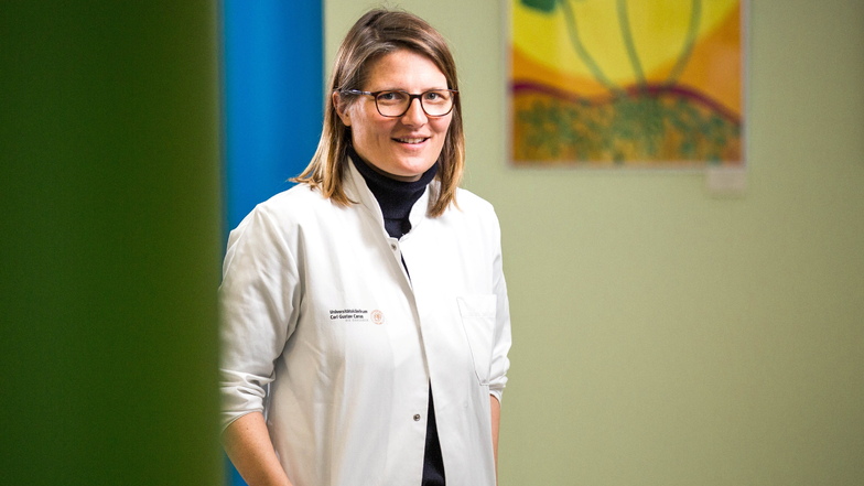 Prof. Julia Hauer leitet seit Januar 2019 den Bereich Pädiatrische Onkologie und Hämatologie an der Klinik und Poliklinik für Kinder- und Jugendmedizin des Dresdner Uniklinikums.