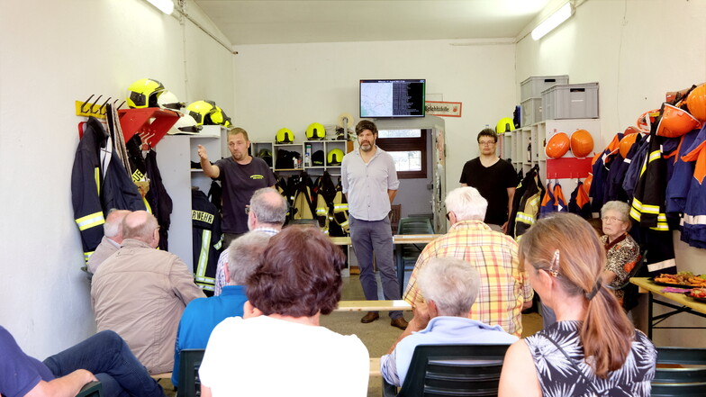 Beim ersten Treffen im Gerätehaus der Freiwilligen Feuerwehr in Heynitz haben viele Einwohner bereits wertvolle Informationen geben können.