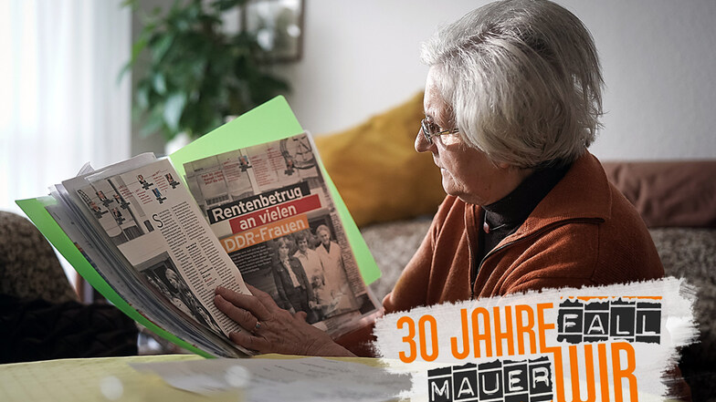 Der Rentenordner von Brigitte Kern füllt sich auch mit Unterlagen des Vereins der in der DDR geschiedenen Frauen und seines Kampfes um Gerechtigkeit.