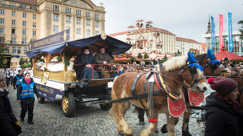 Am Samstag wird in Dresden der Stollen gefeiert