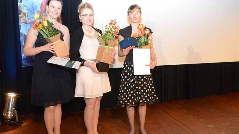 Nancy Schönberg, Kristin Kuhn und Jasmin Beer (von links), so heißen die Siegerinnen bei den Damen.