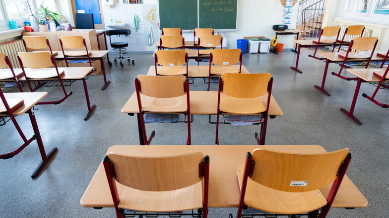 Ab Montag werden die Klassenräume in Sachsen wieder leer sein. So wie im Frühjahr müssen die Schüler von zu Hause aus lernen.