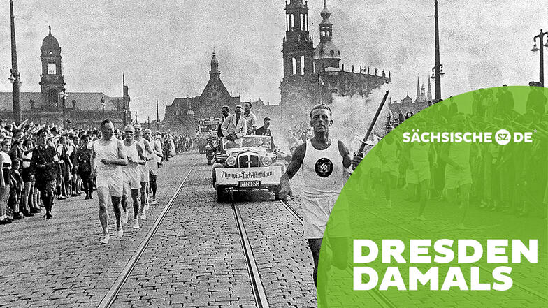 Die Olympische Flamme kommt nach Dresden